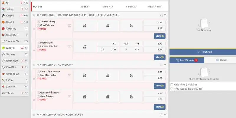Các bộ môn thể thao 789Win được nhiều người yêu thích